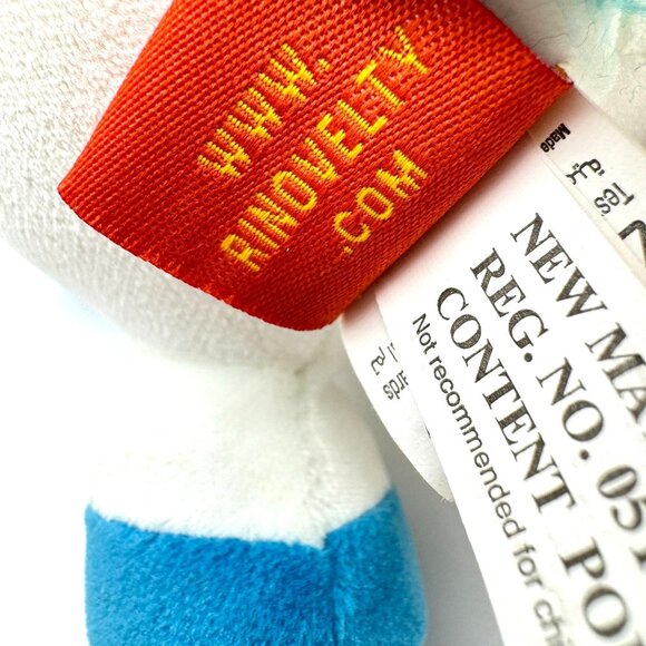 Adventure Planet Plush Unicorn Toy Rainbow Mane Blue Hooves Soft & Cuddly - Picture 6 of 9